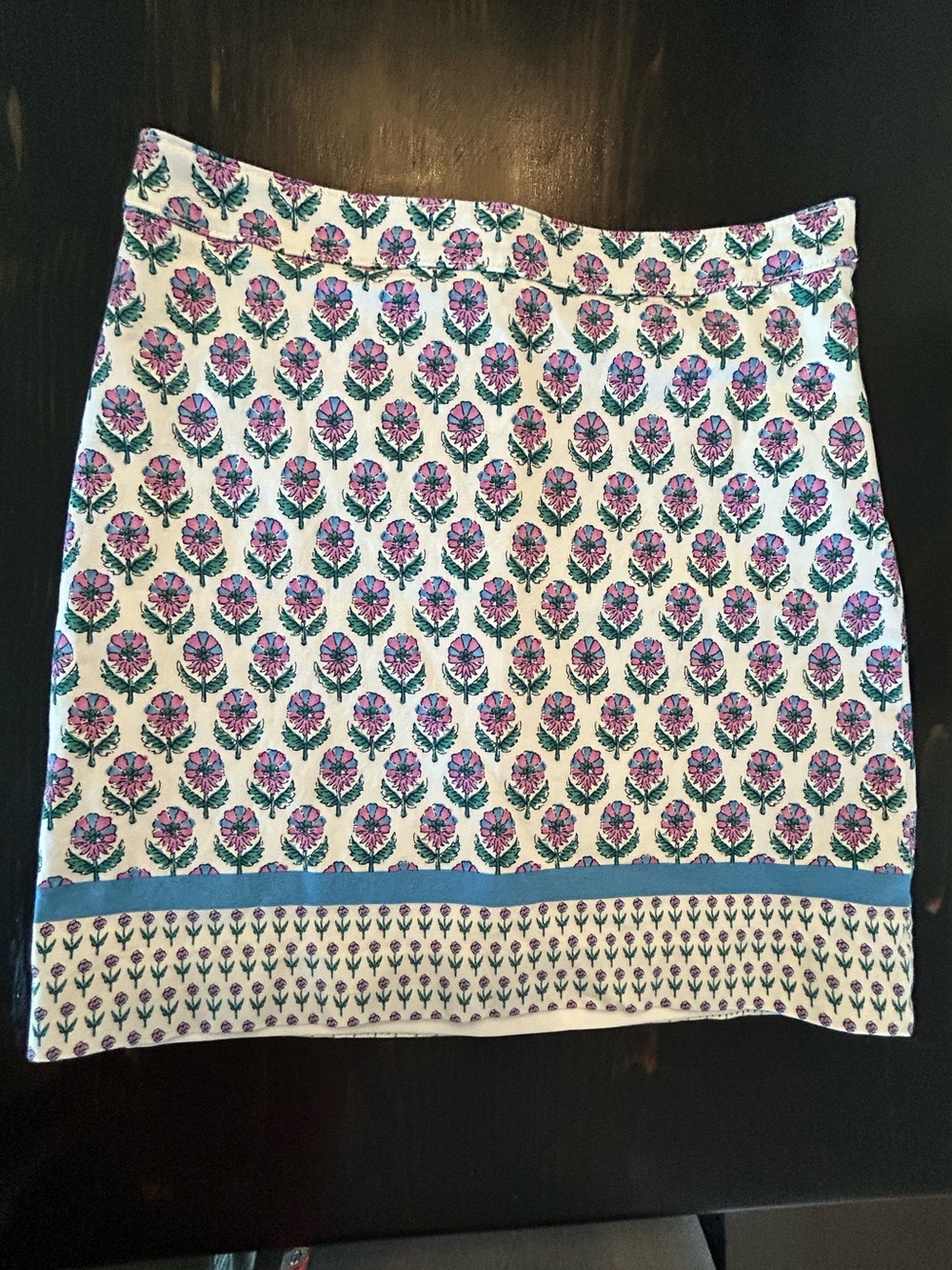 Talbots Lined Floral Mini Skirt Petite  Size 6P